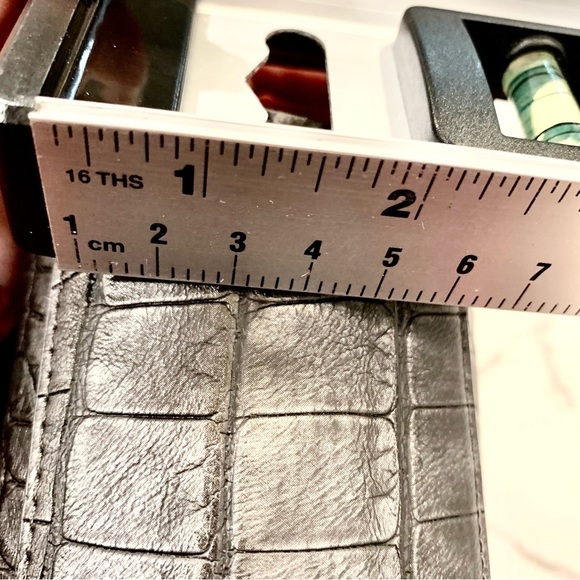 Bebe Black Pearl Croc Leather Mini Satchel Crossbody Bag - Picture 13 of 13